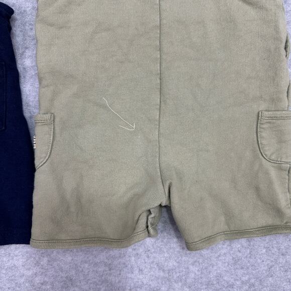 Baby Boy 0-3 Month Summer Outfit Bundle Rompers Overalls T-Shirt Animal Neutral - Picture 4 of 8